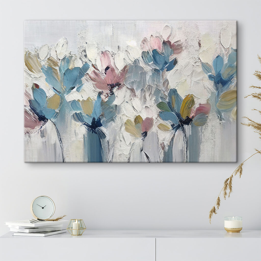 Flores em pinceladas espessas — interior 5