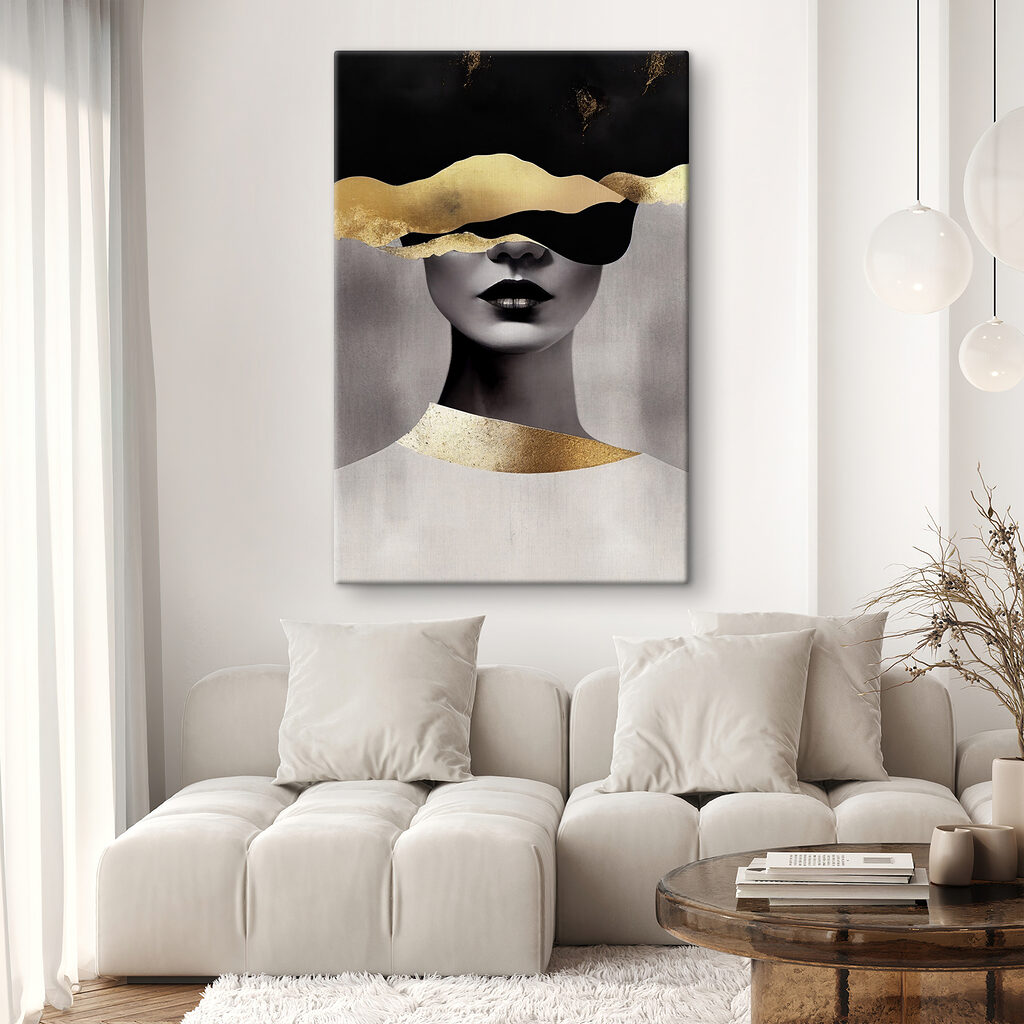 Retrato com véu dourado — interior 2