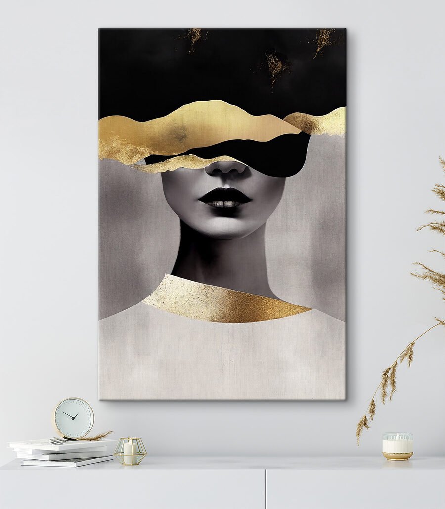 Retrato com véu dourado — interior 5