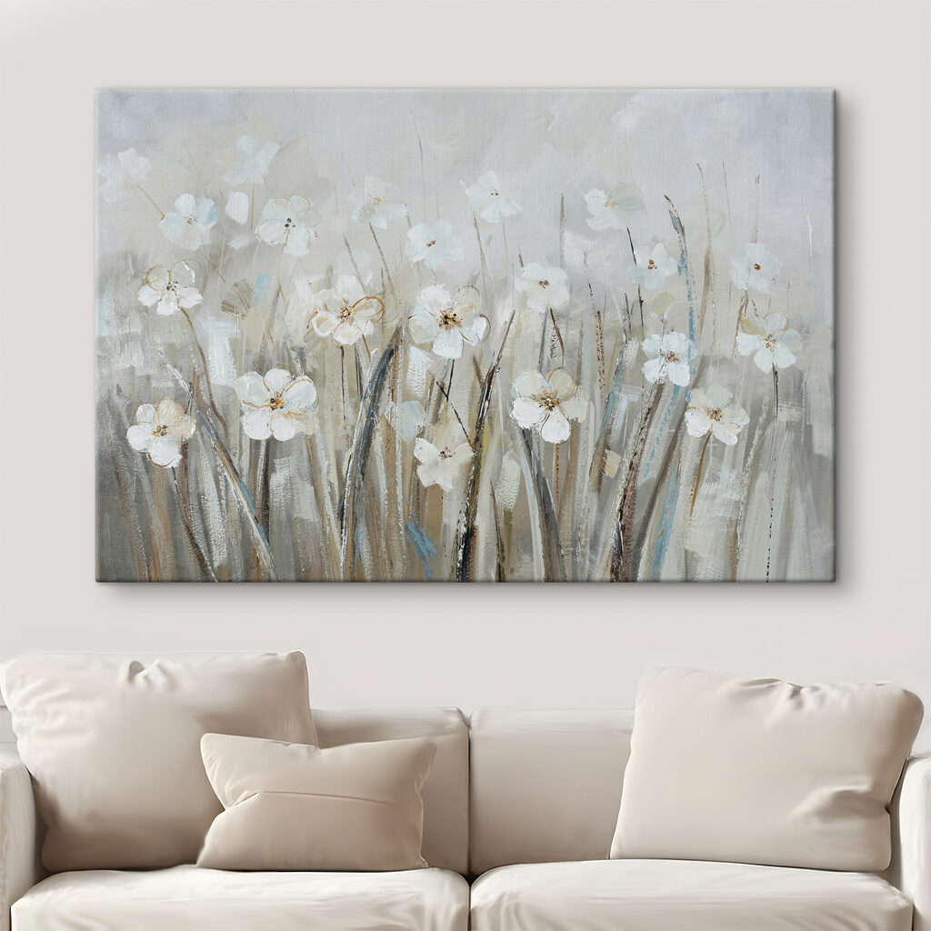 Flores miúdas em relva — interior 3