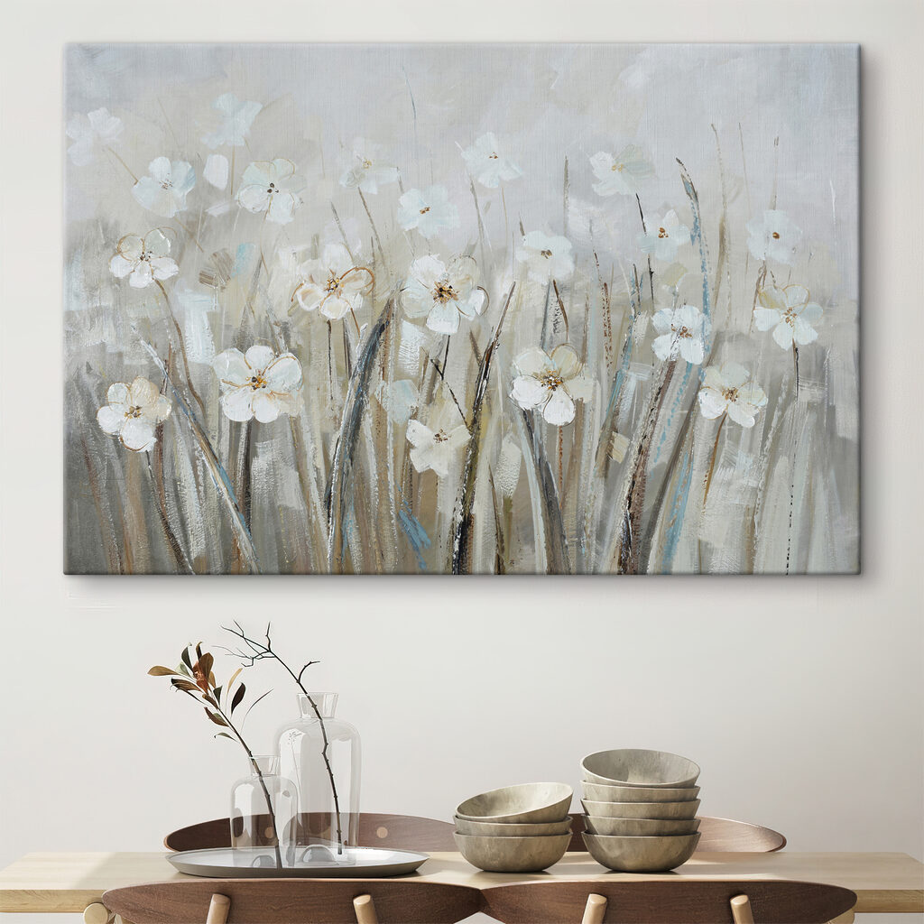Flores miúdas em relva — interior 4