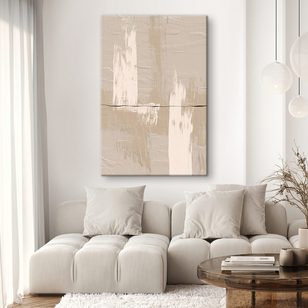 Pinceladas em tons areia — interior 2