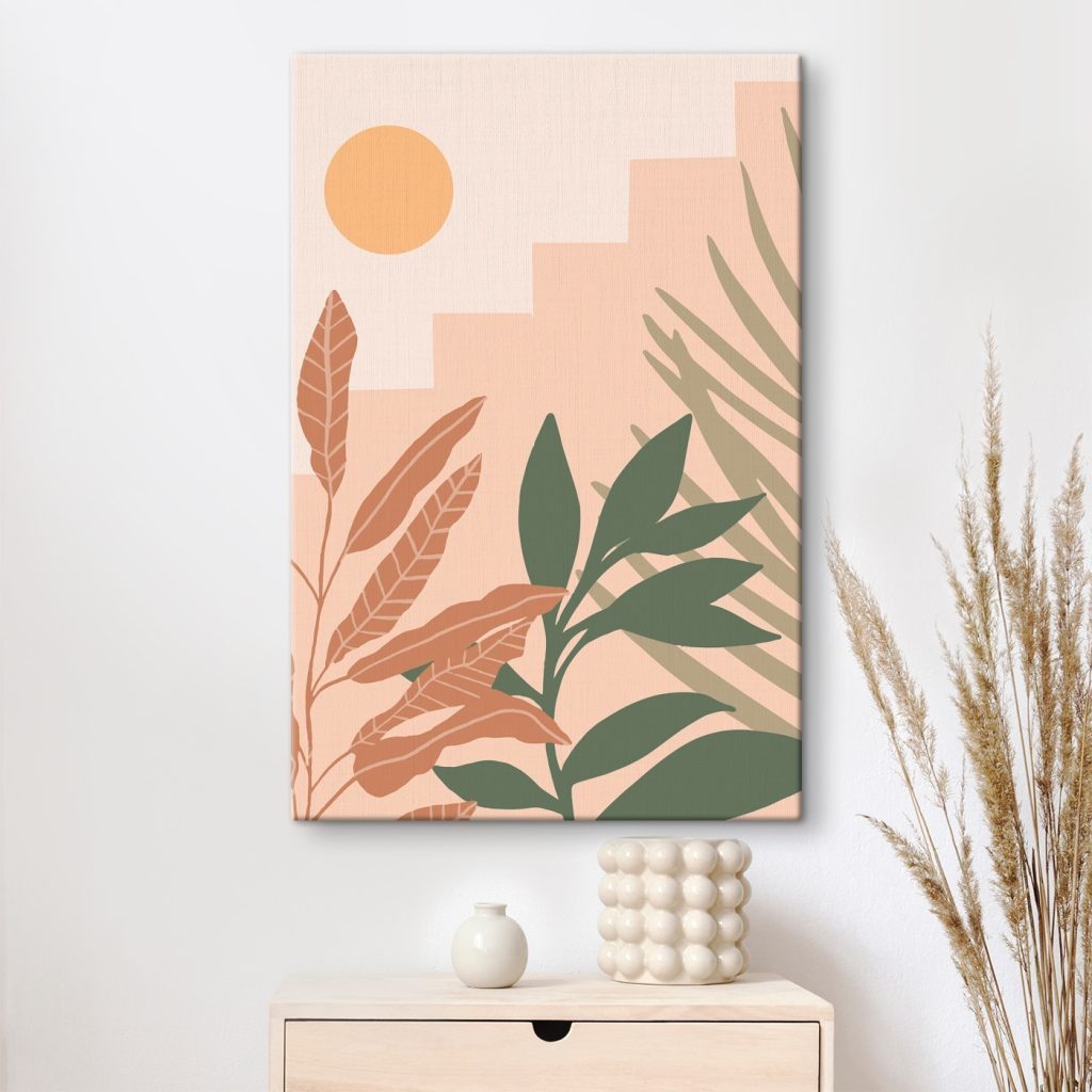 Folhas com horizonte escalonado — interior 1