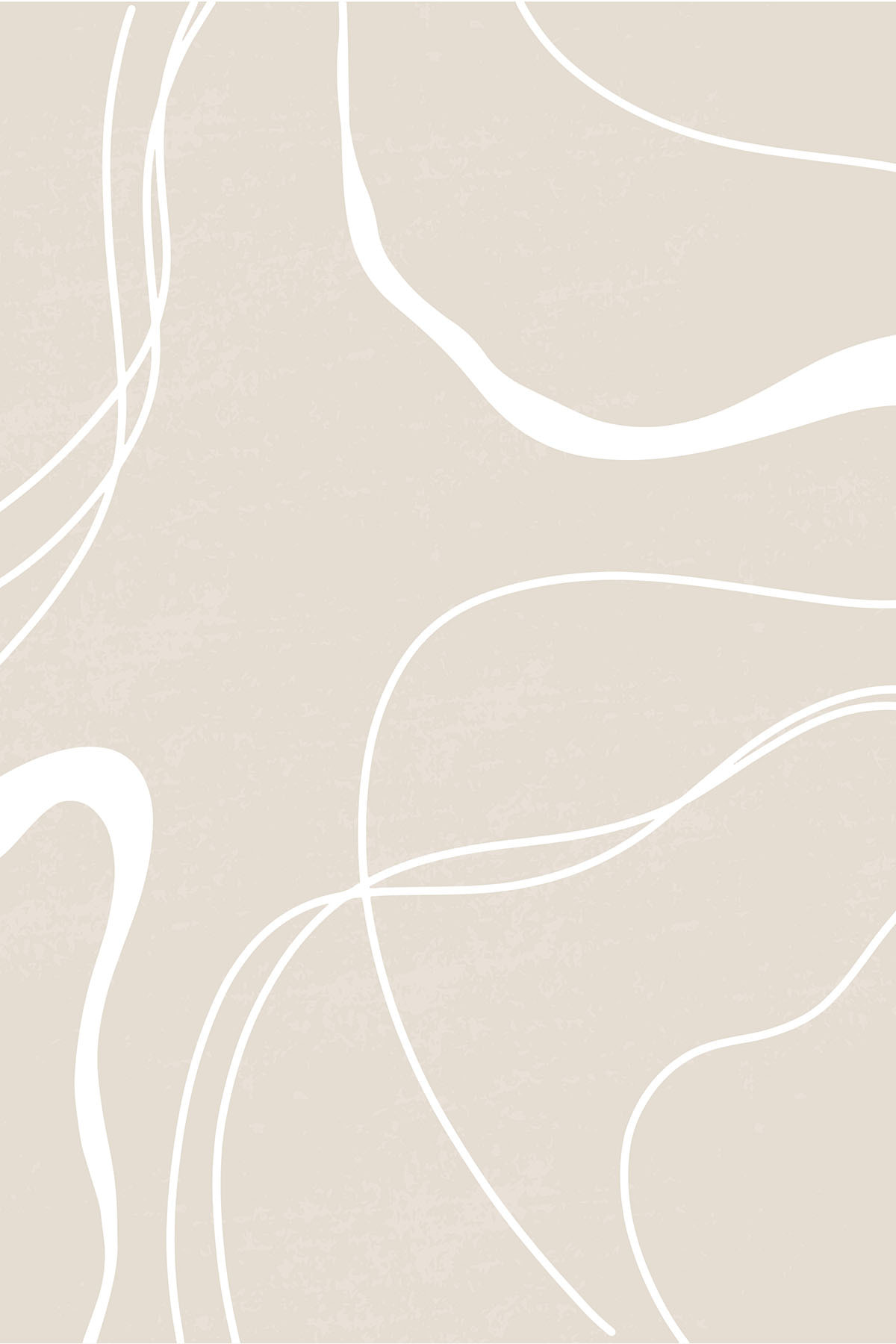 Linhas brancas sobre areia — design completo