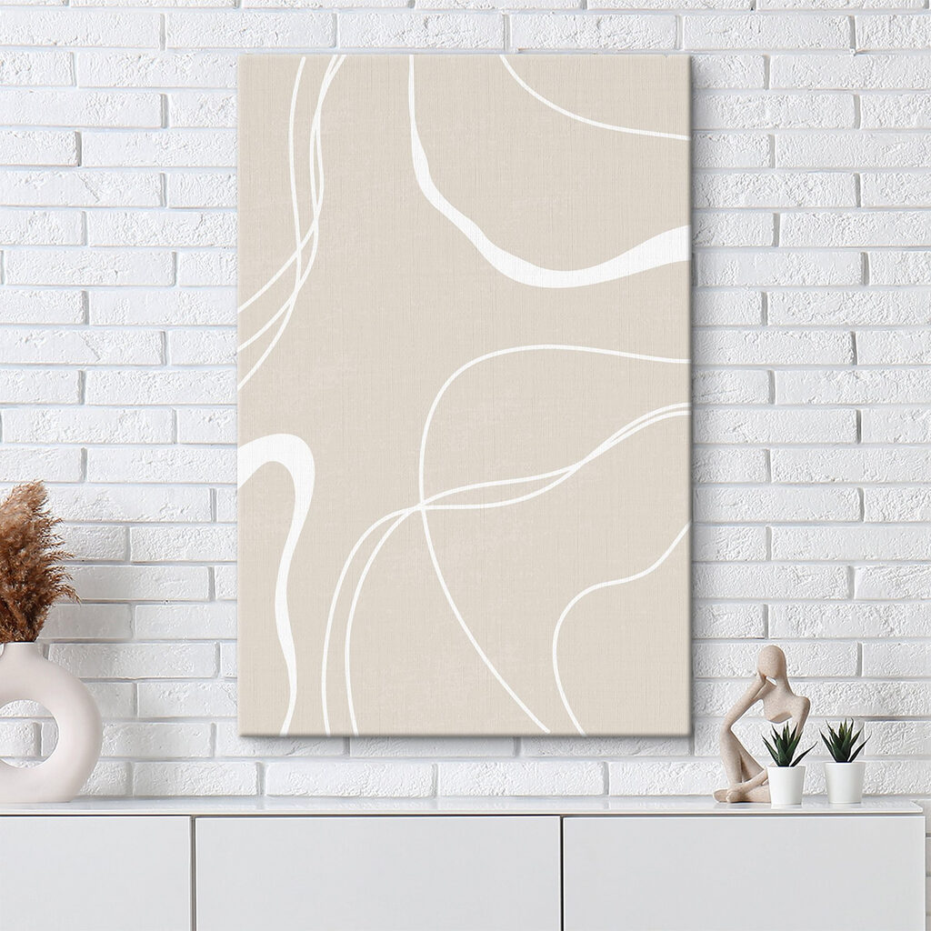 Linhas brancas sobre areia — interior 4