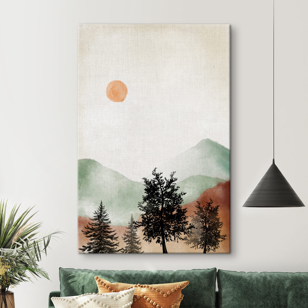 Sol sobre o bosque — interior 1