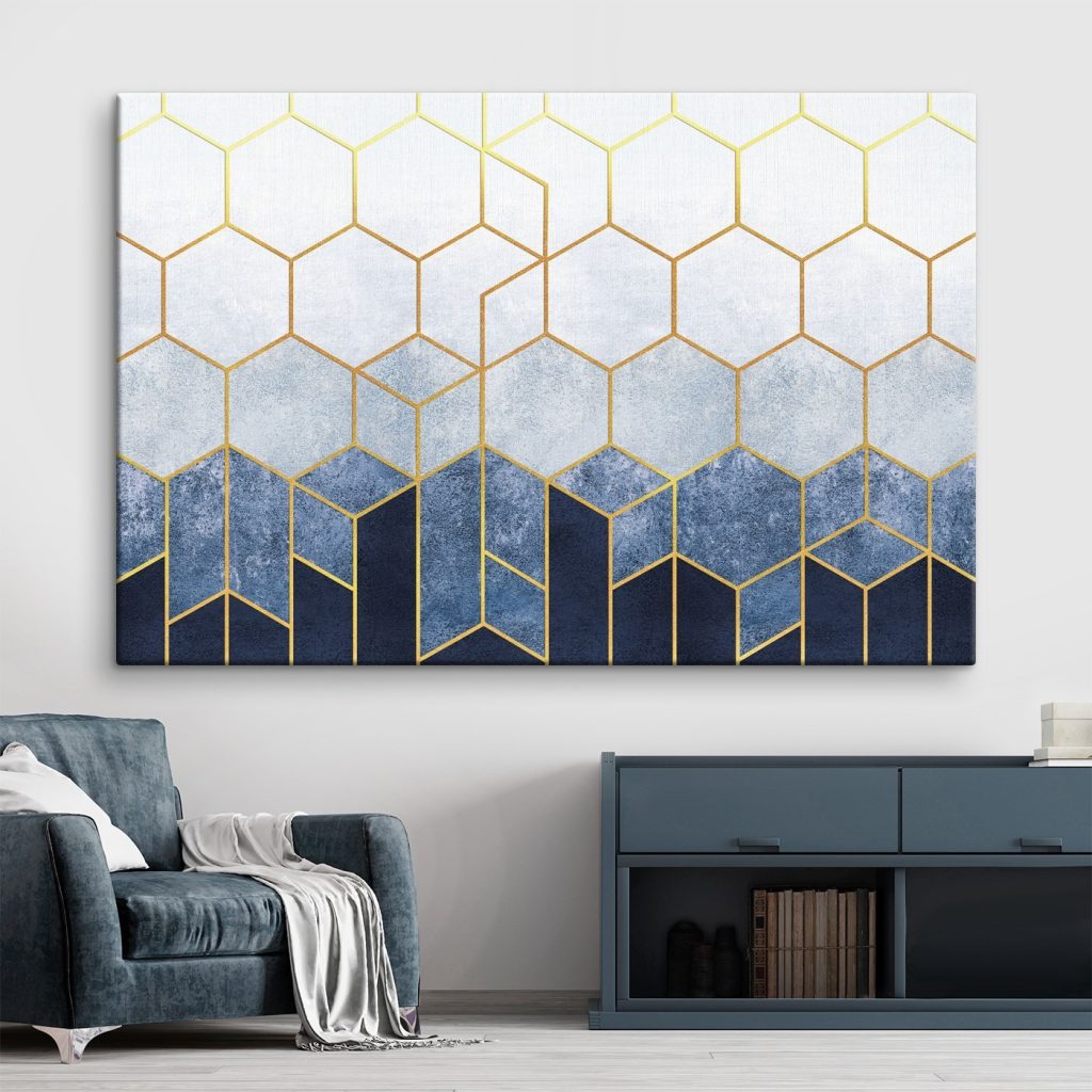 Hexágonos em gradiente — interior 2