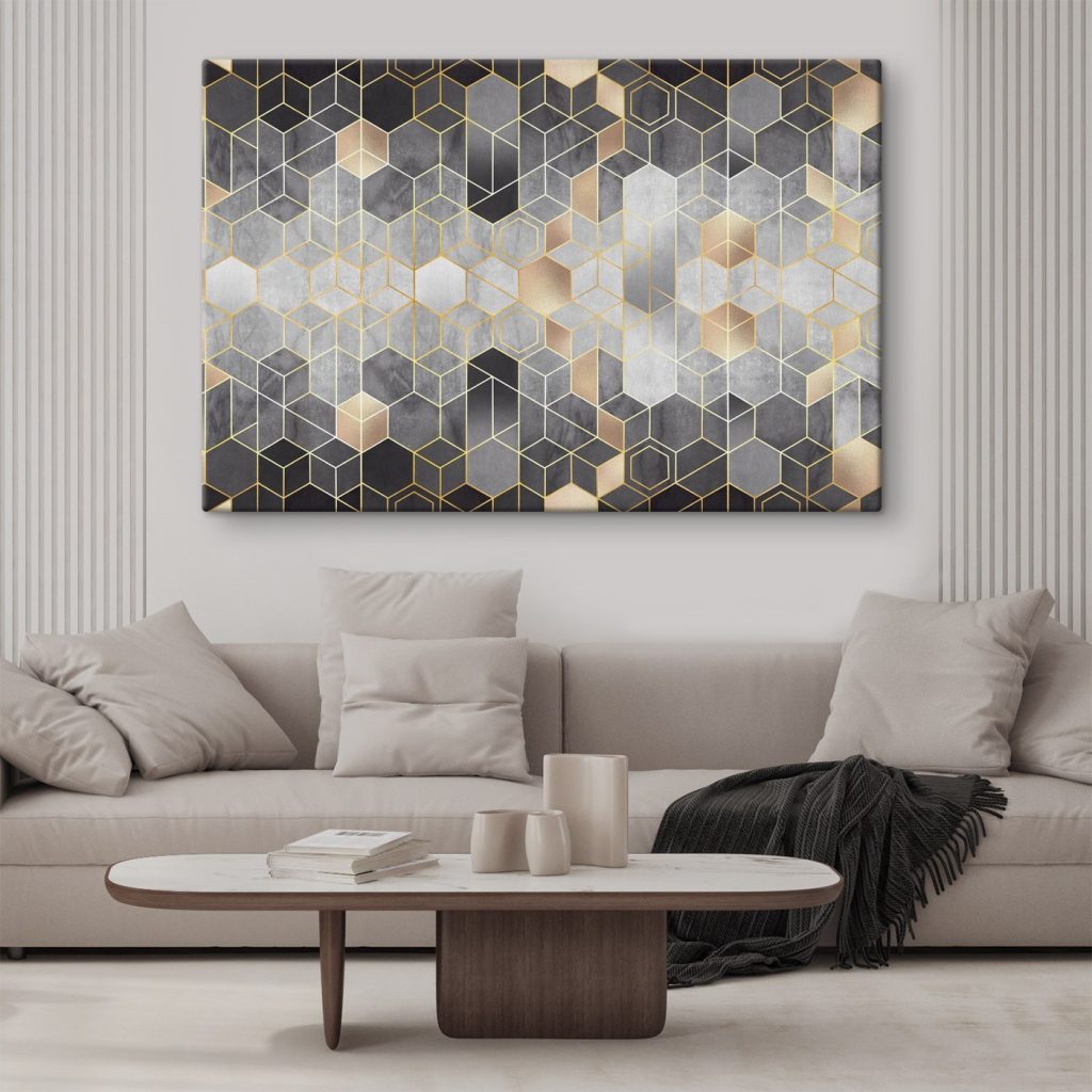 Hexágonos com profundidade — interior 2