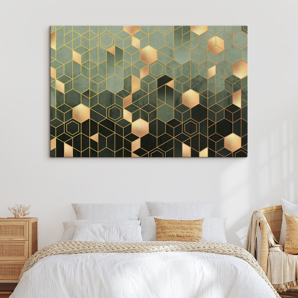 Hexágonos com profundidade — interior 3