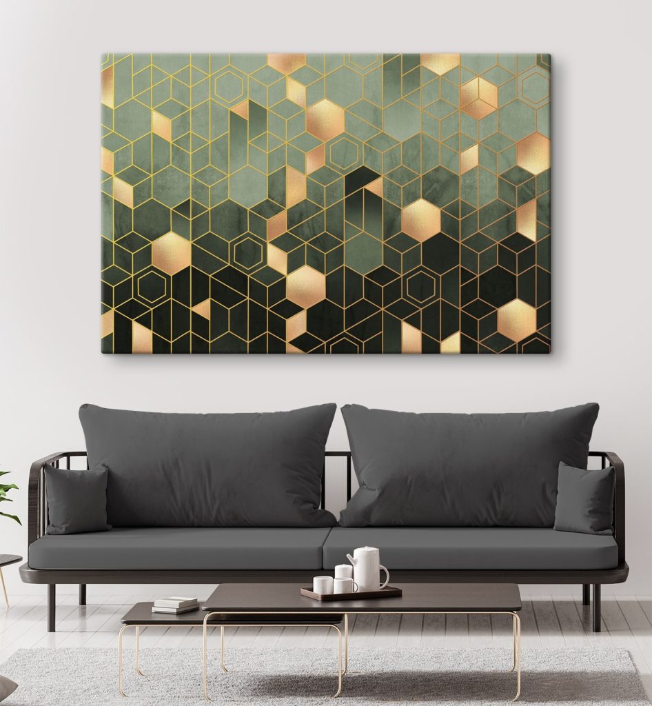Hexágonos com profundidade — interior 2