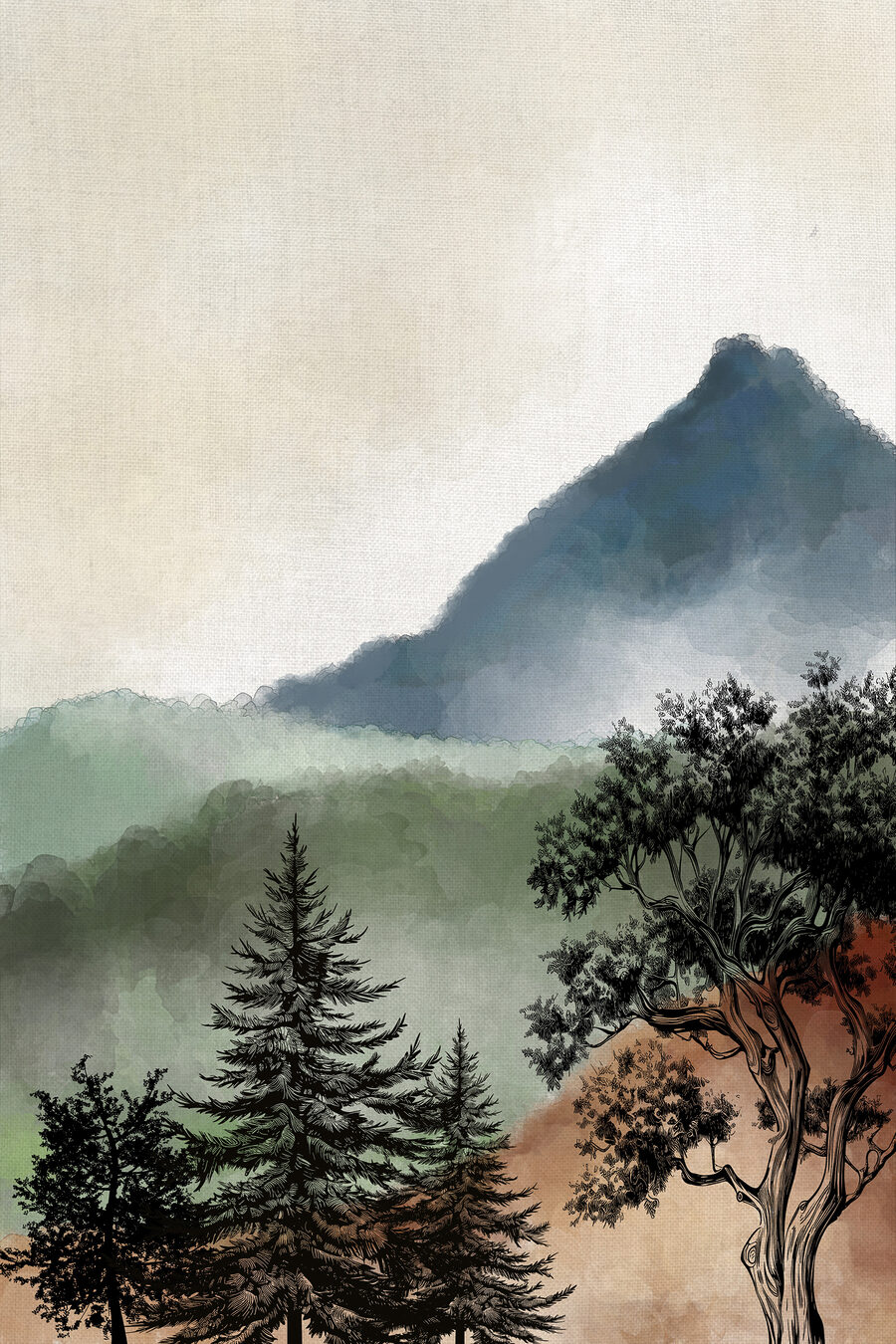 Pico atrás do bosque — design completo