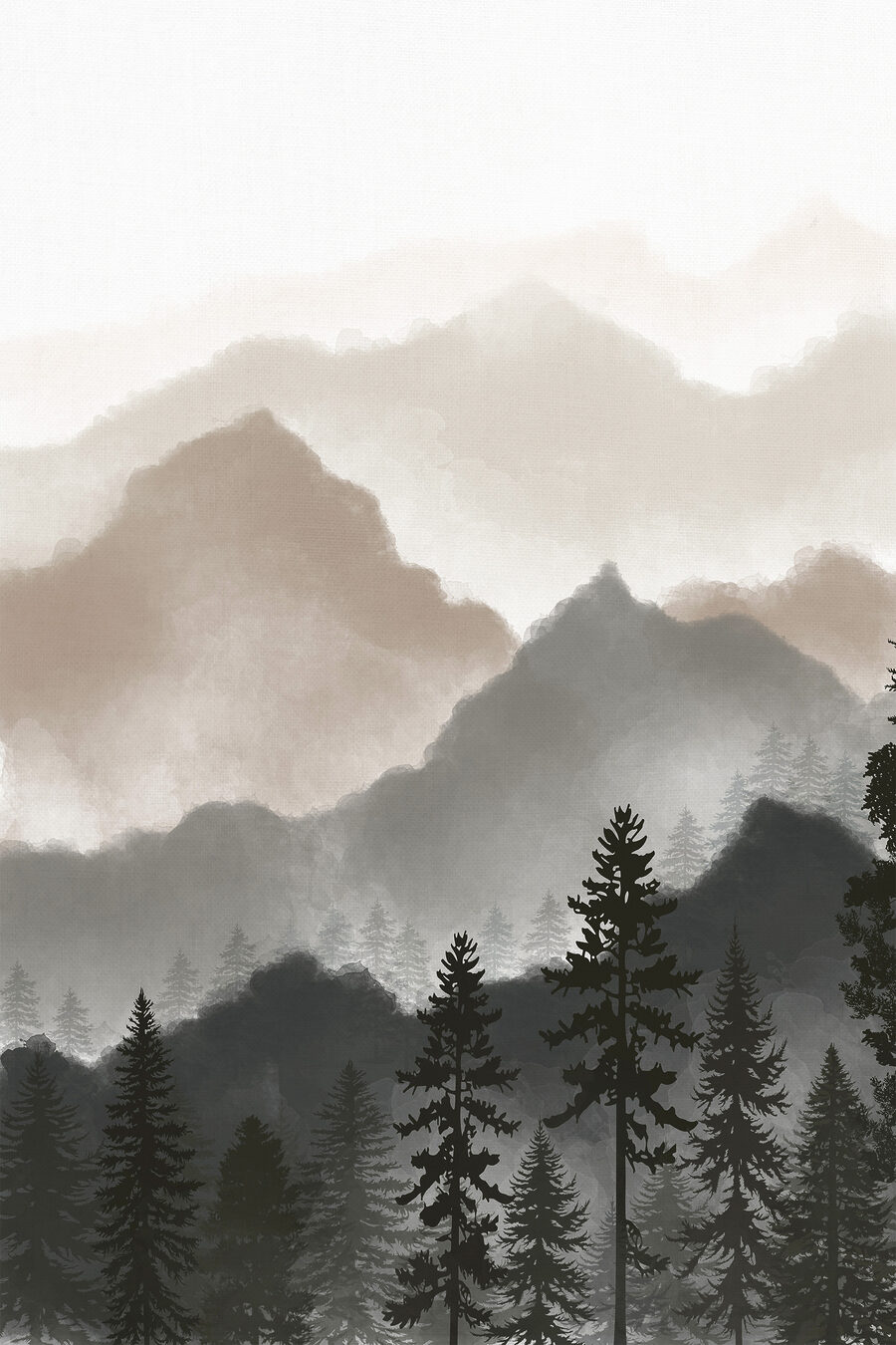 Bosque de montanha — design completo