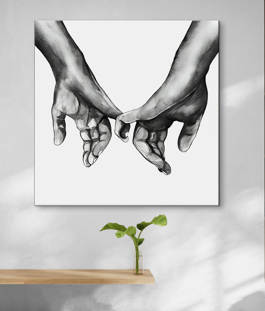 Mãos que se encontram — interior 1