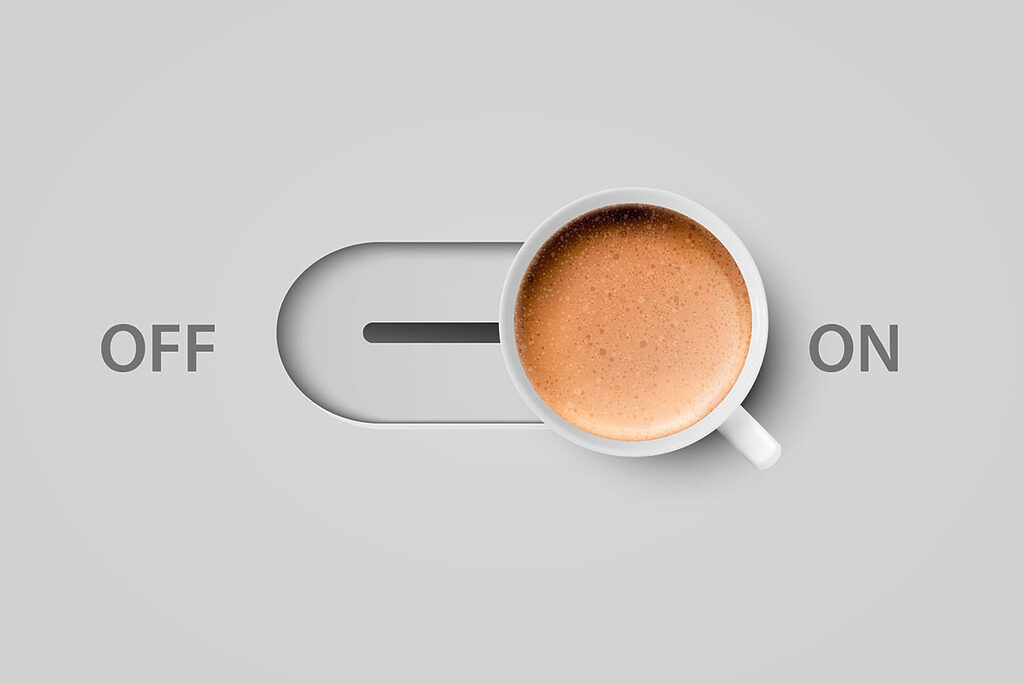 Café liga tudo — design completo