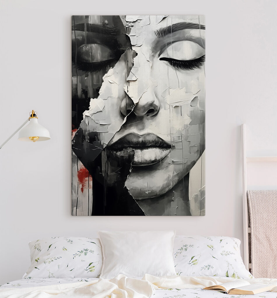 Rosto entre manchas — interior 2