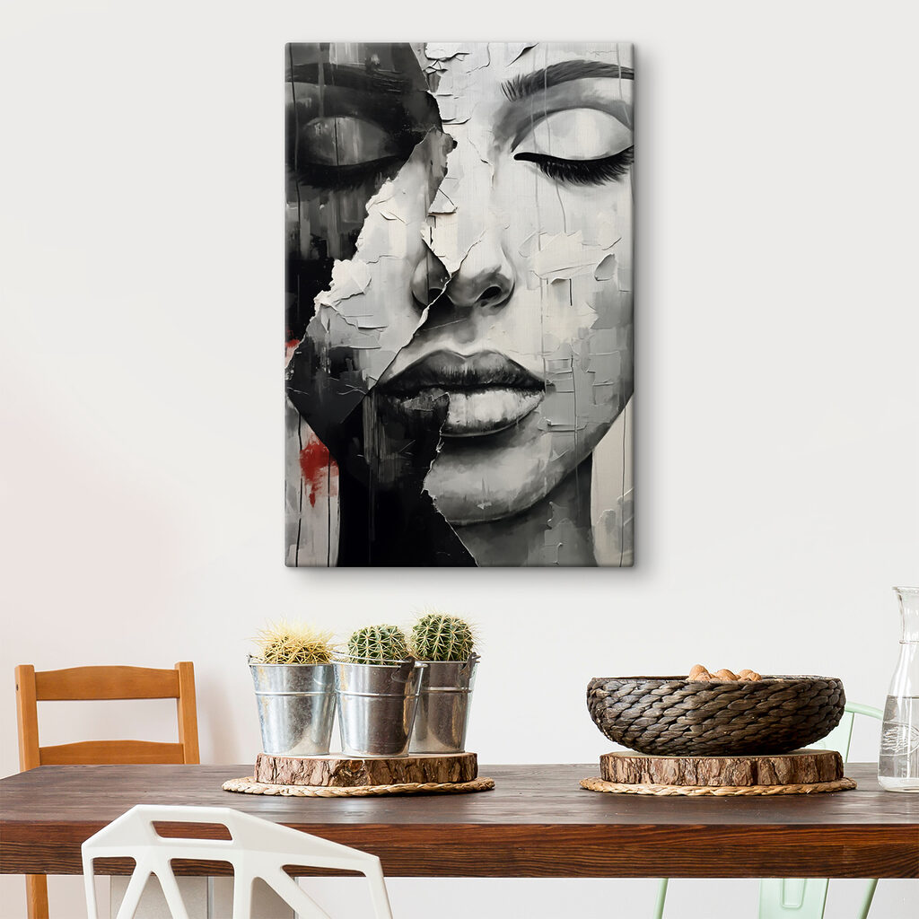 Rosto entre manchas — interior 3