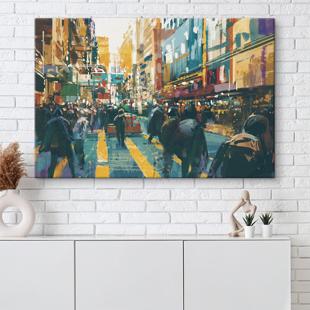 Rua cheia de passos — interior 1
