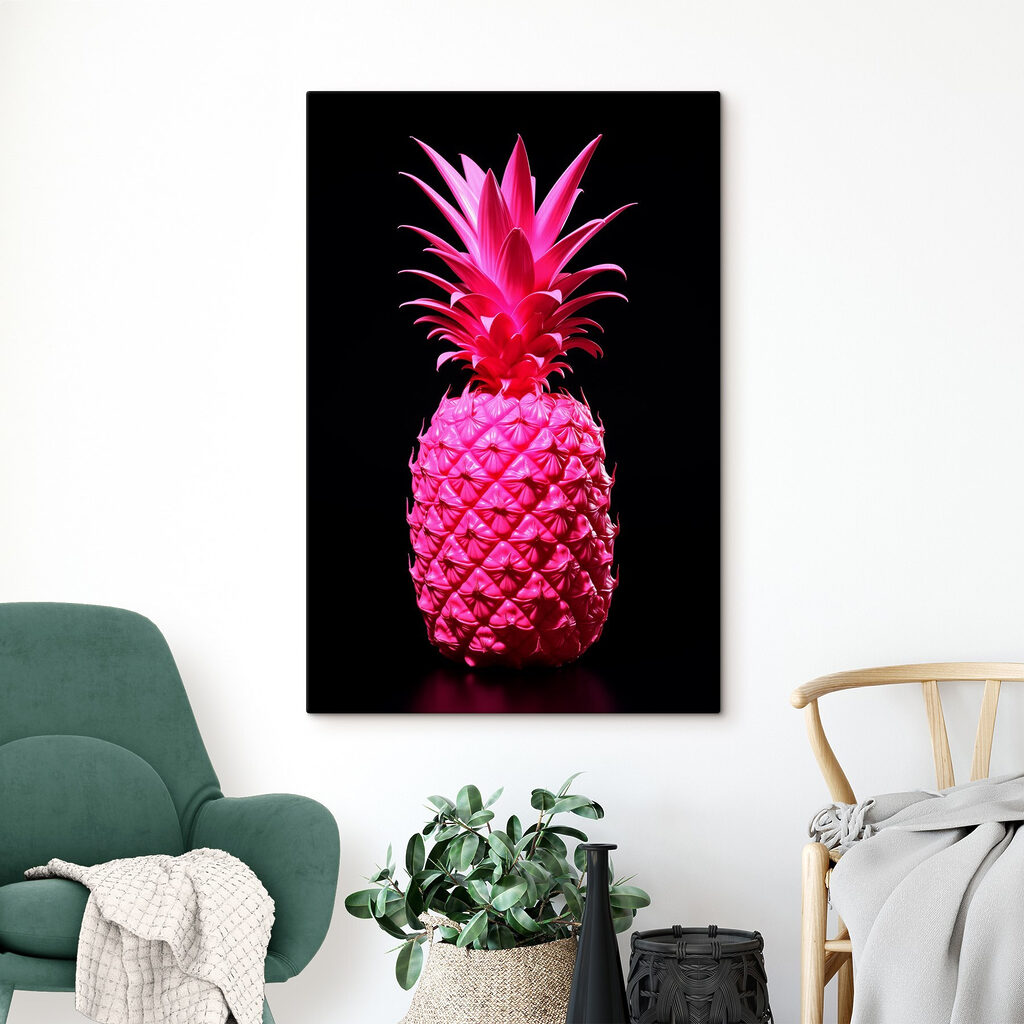 Ananás em rosa vivo — interior 4