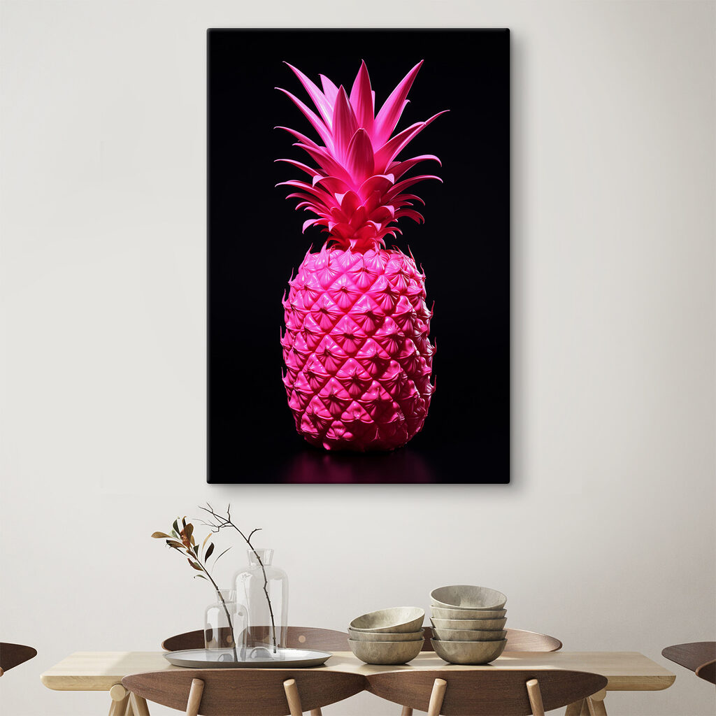 Ananás em rosa vivo — interior 3