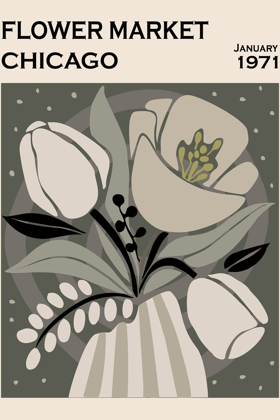 Flores de Chicago — design completo