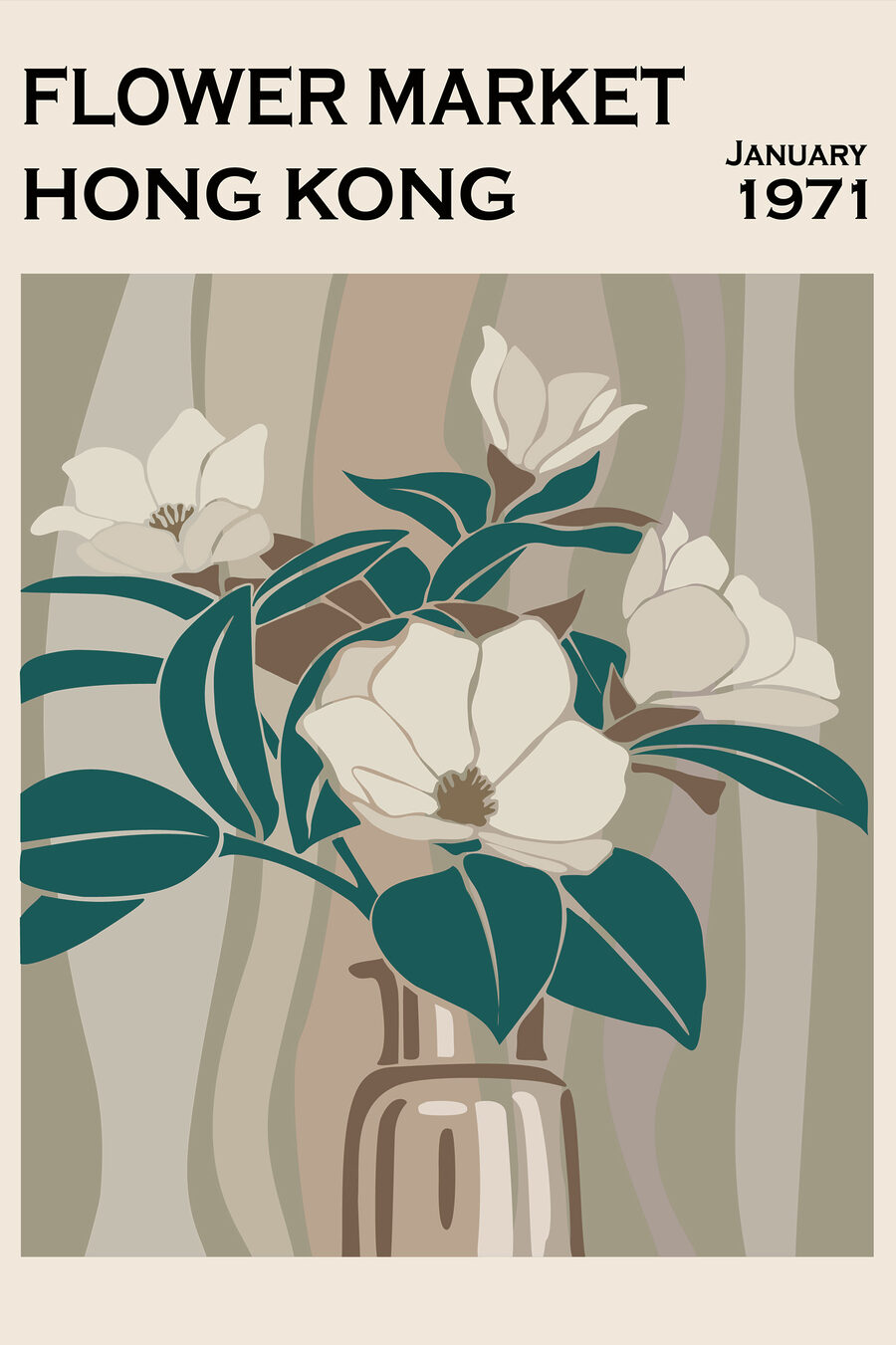 Flores de Hong Kong — design completo