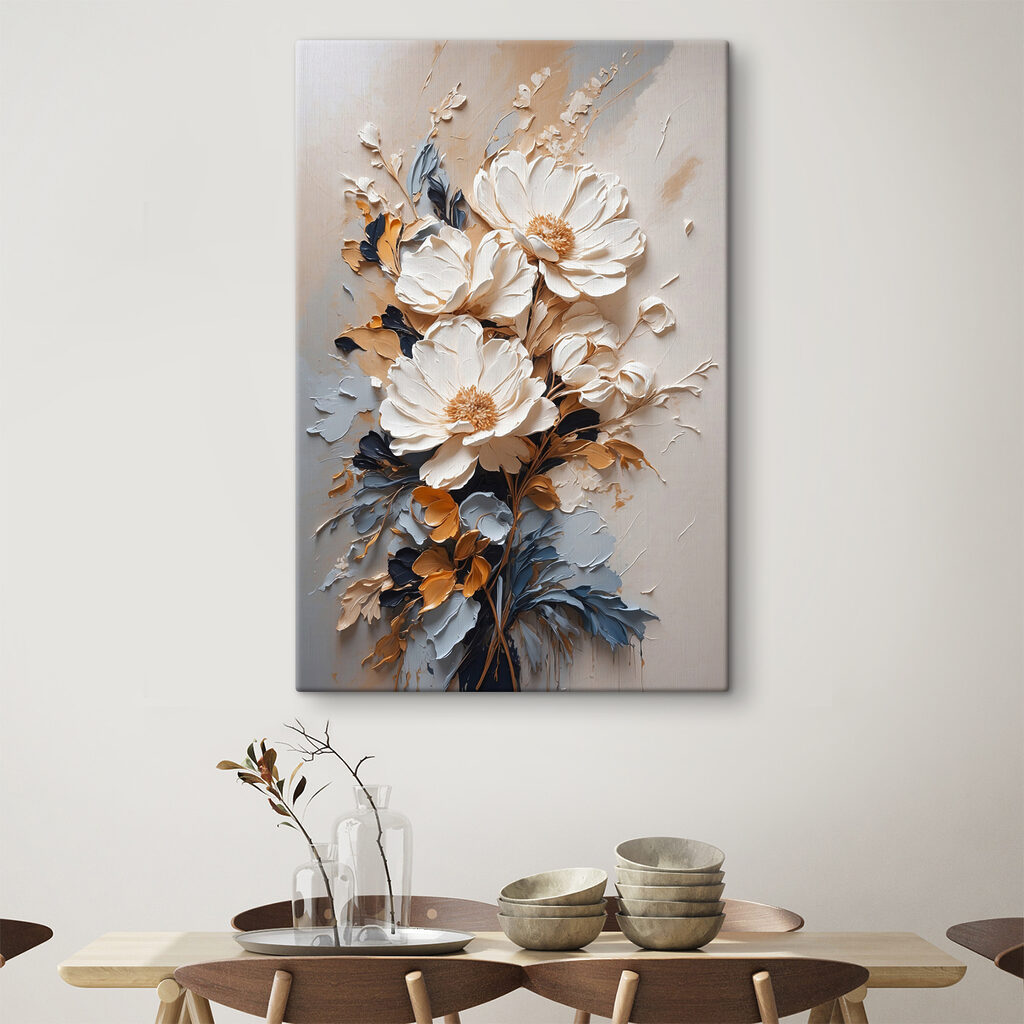 Flores em traços quebrados — interior 3