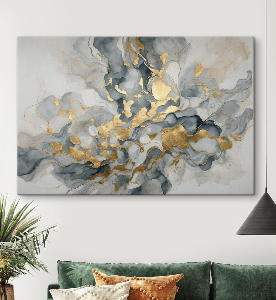 Ouro serpenteia pelo cinzento — interior 1