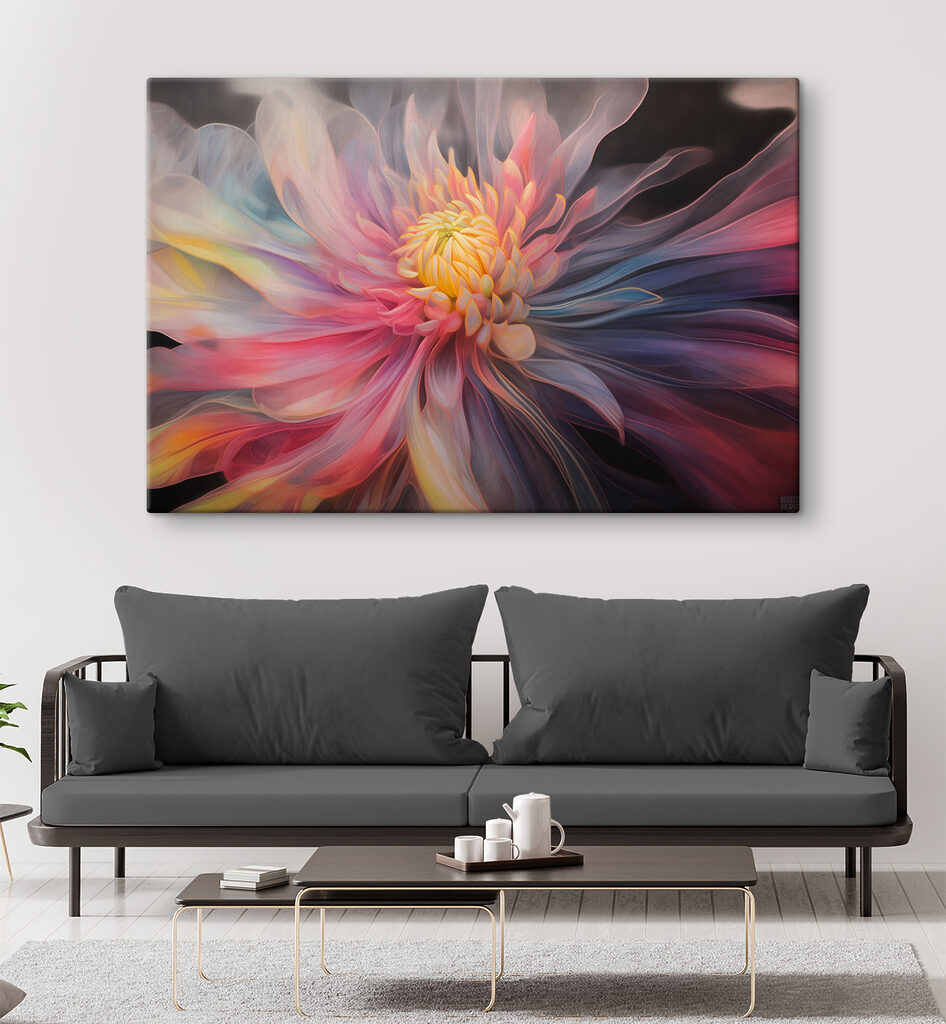 Flor que se abre — interior 1