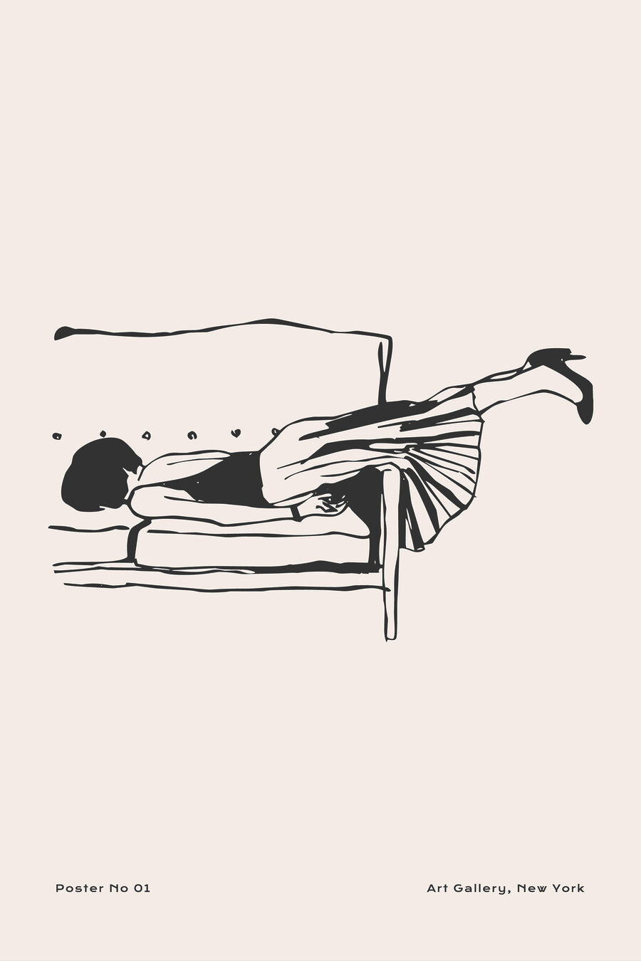 Pausa deitada — design completo
