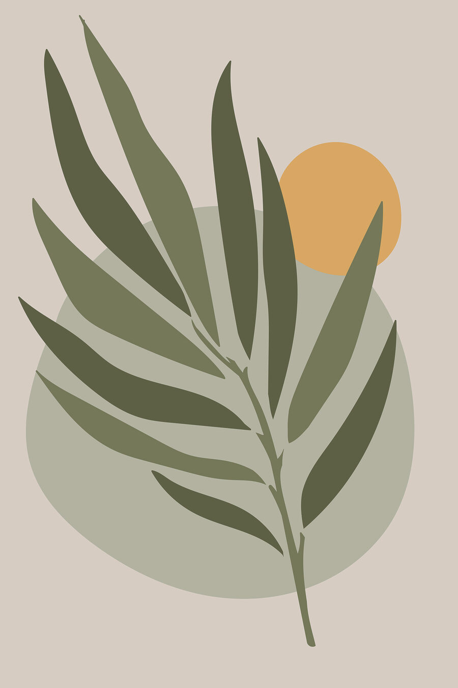 Folha e sol suave — design completo