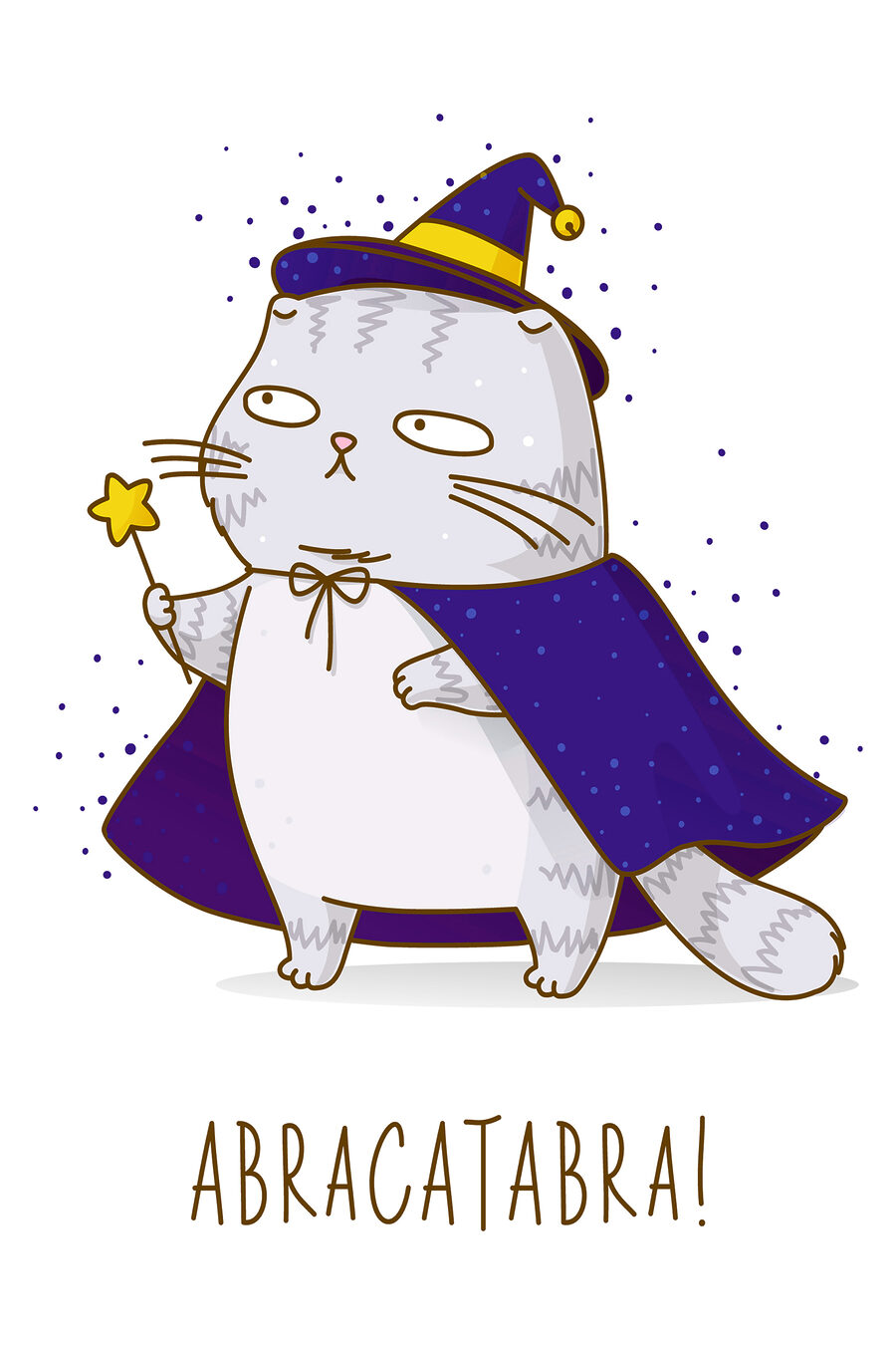 Gatinho feiticeiro — design completo
