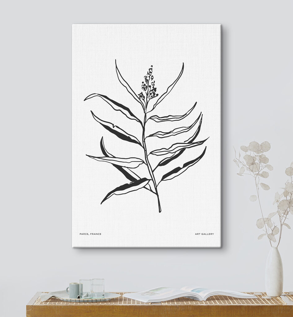 Ramo em linhas pretas — interior 2