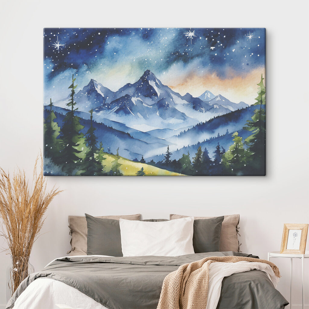 Estrelas sobre montanhas azuis — interior 2