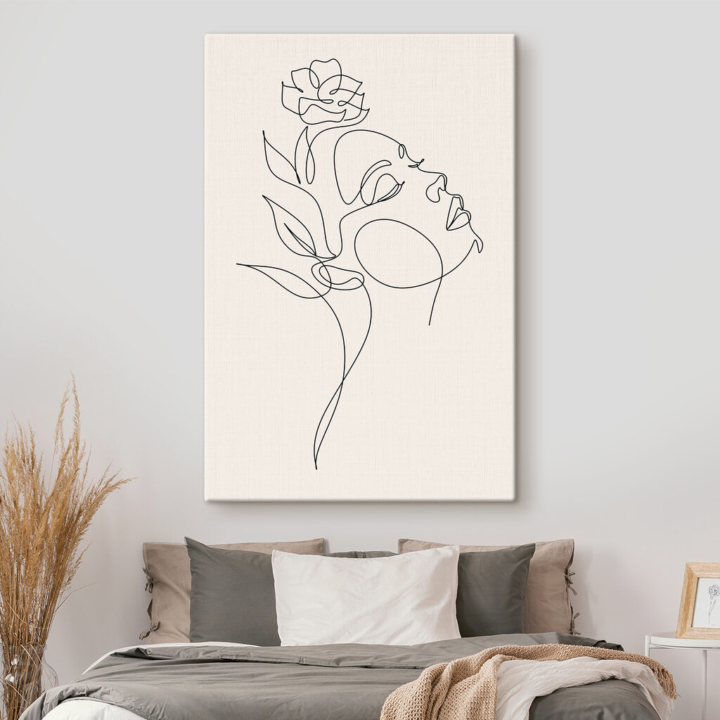 Perfil com rosa — interior 5