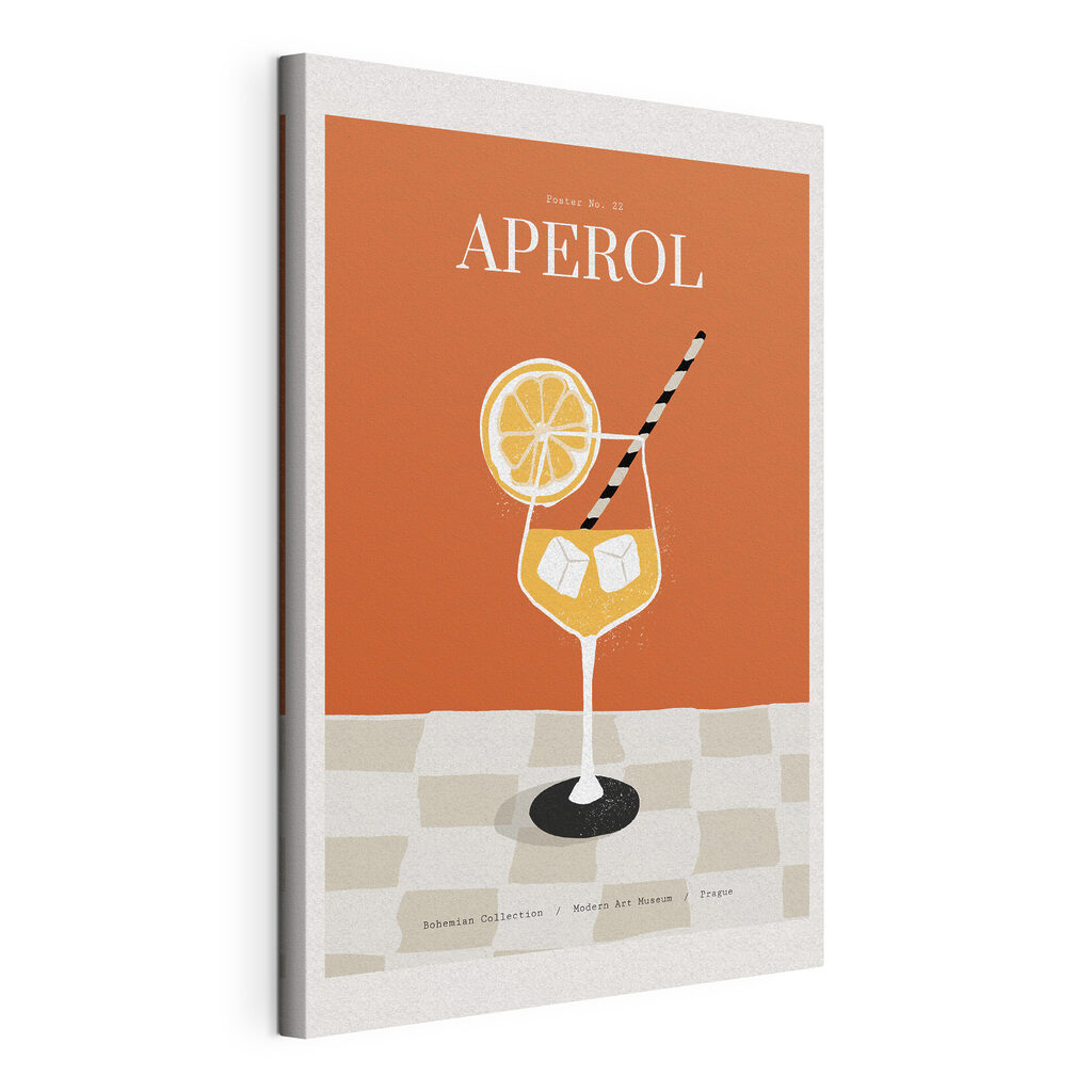 Aperol sobre xadrez — vista do produto