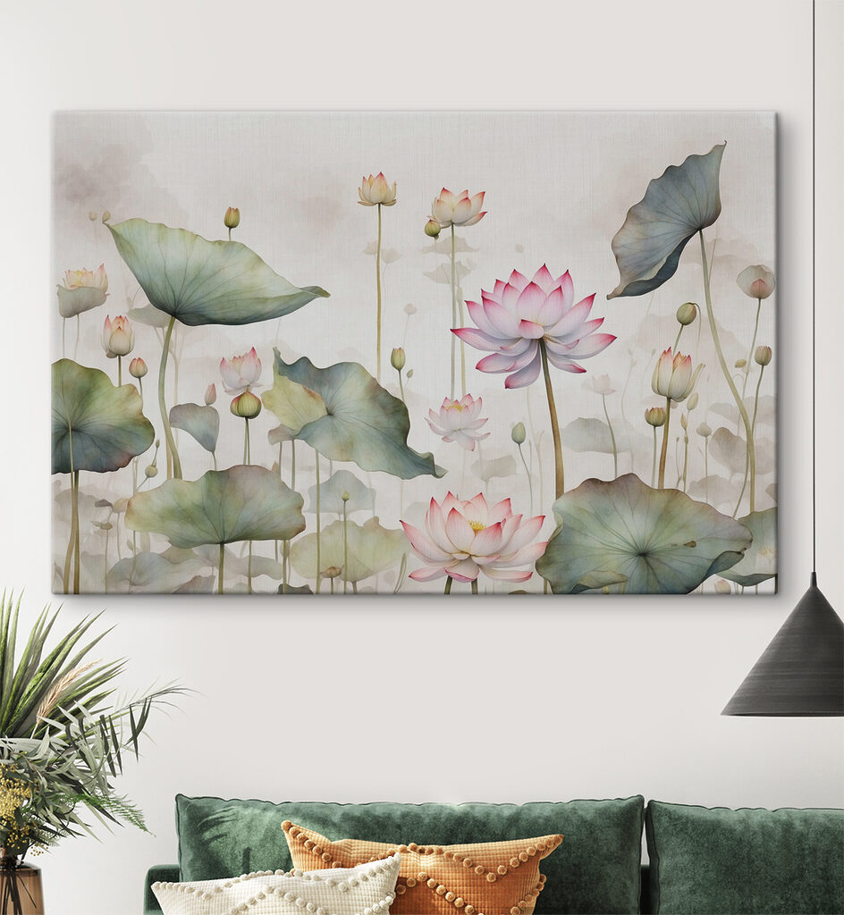 Folhas de lótus silenciosas — interior 2