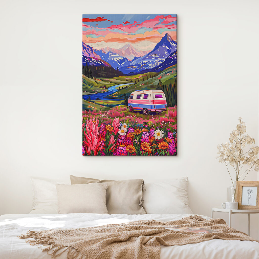 Acampar entre flores alpinas — interior 2