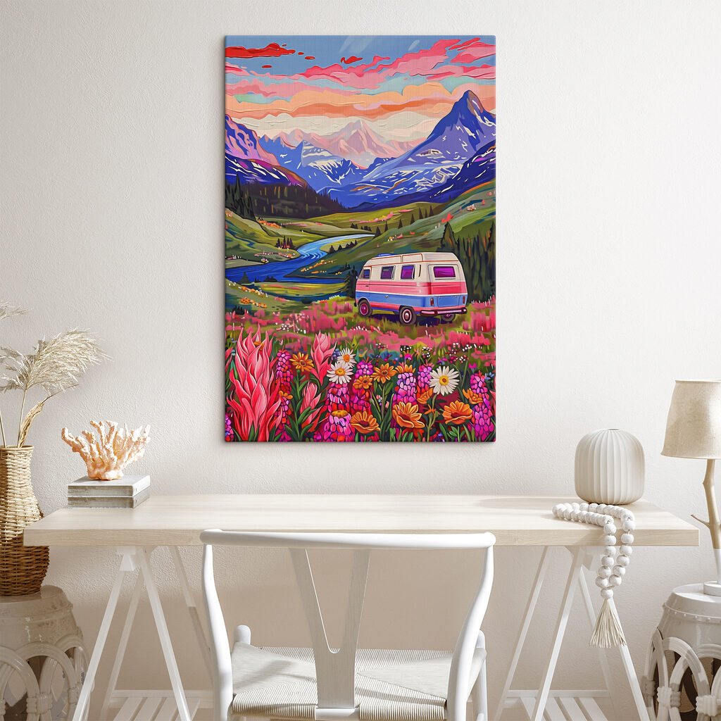Acampar entre flores alpinas — interior 3