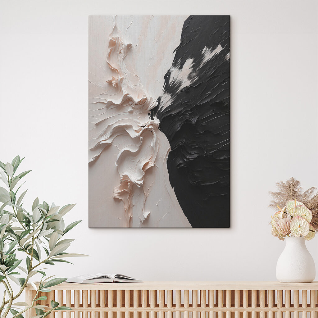 Pétalas encontram o preto — interior 2
