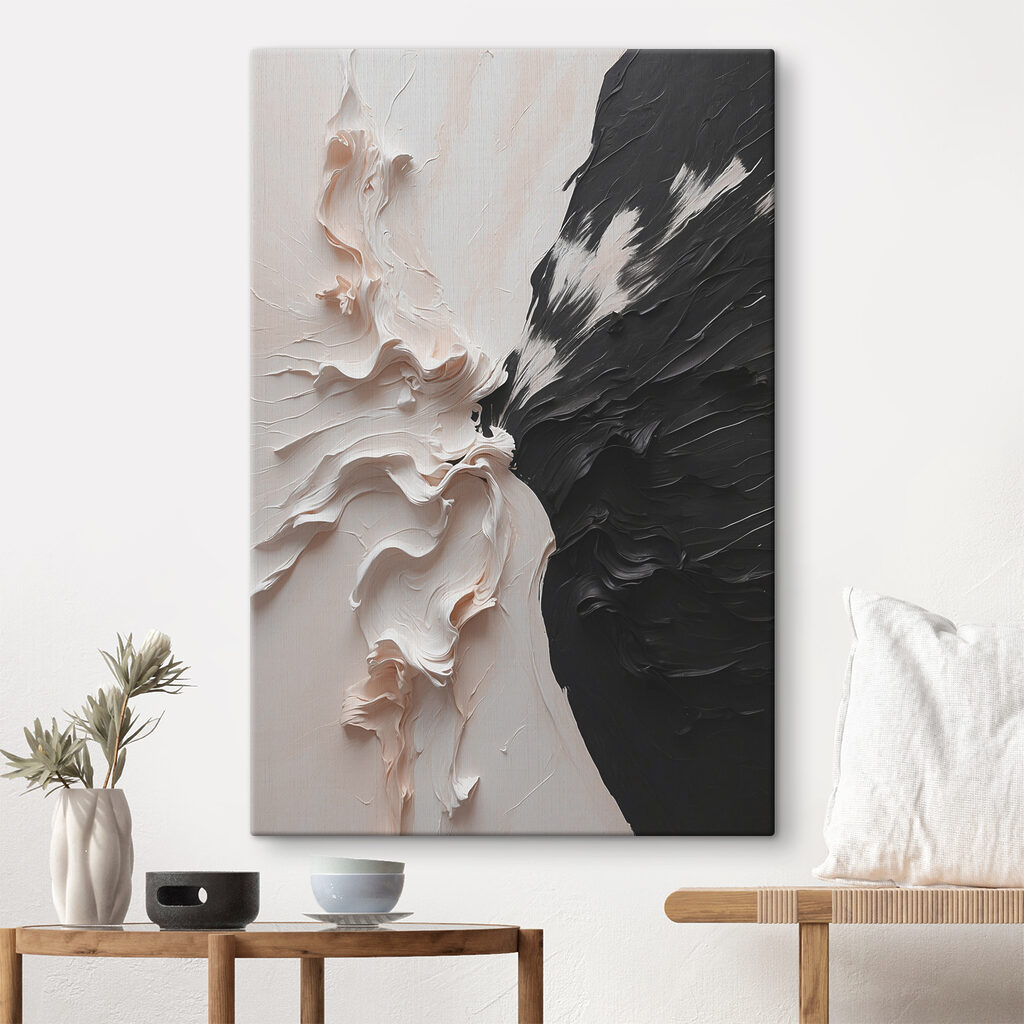 Pétalas encontram o preto — interior 1