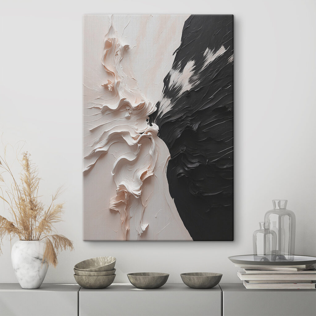 Pétalas encontram o preto — interior 3