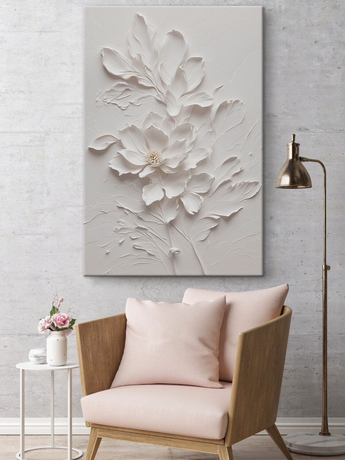 Um ramo em creme — interior 2