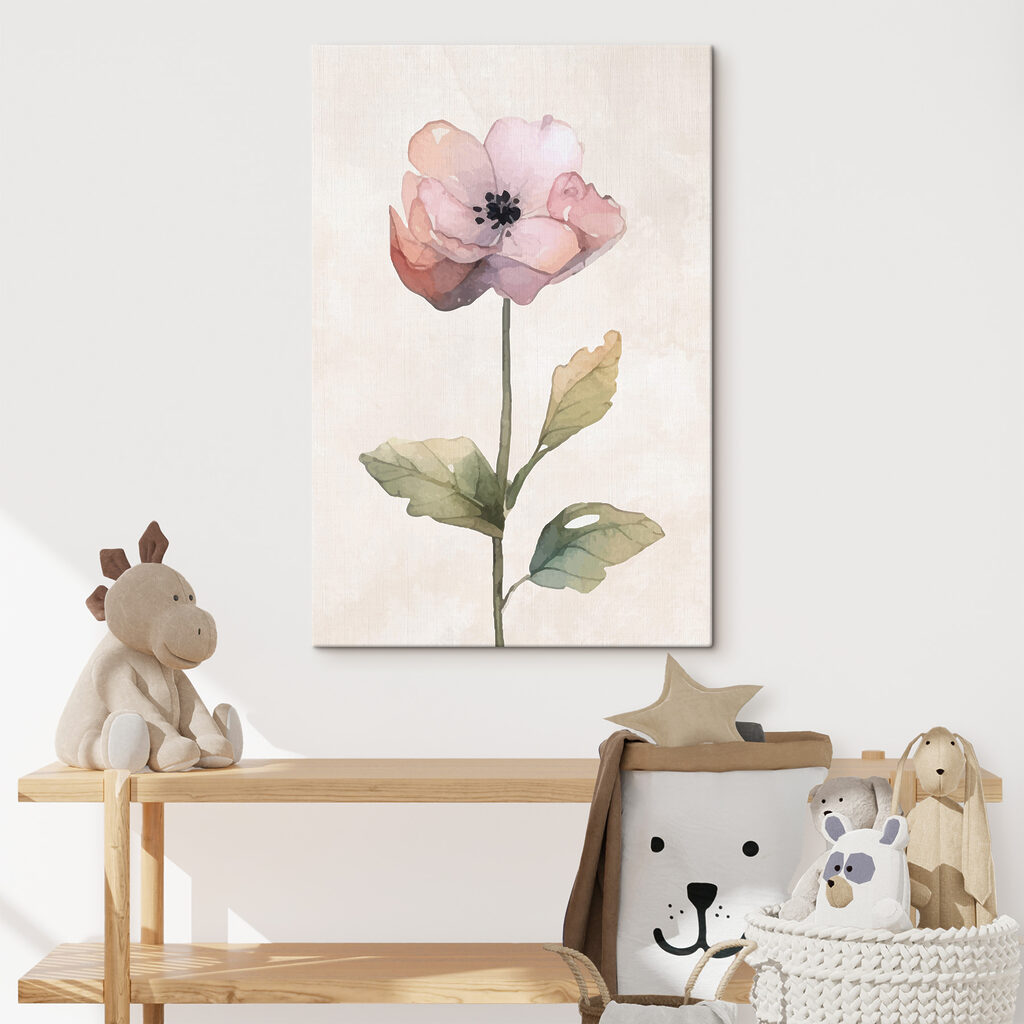 Uma flor cor-de-rosa — interior 1