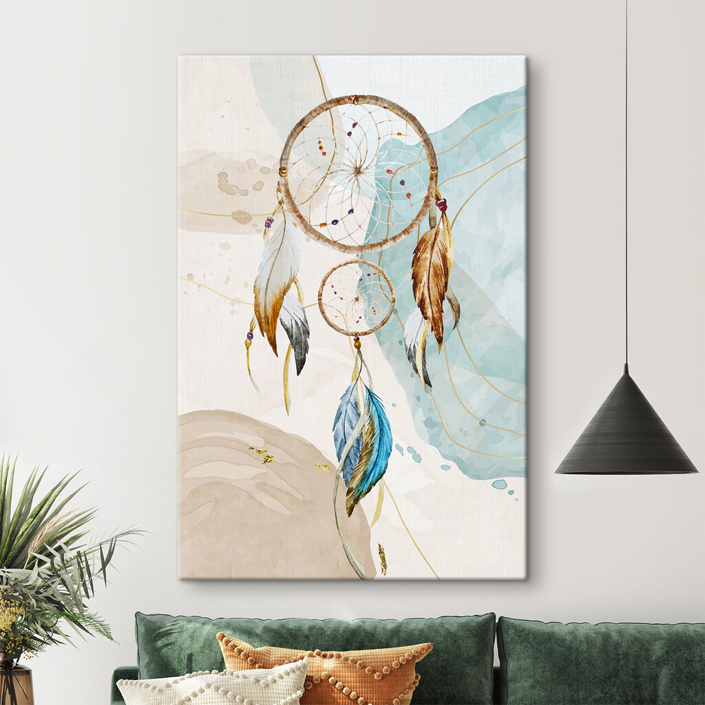 Apanhador de sonhos azul — interior 1