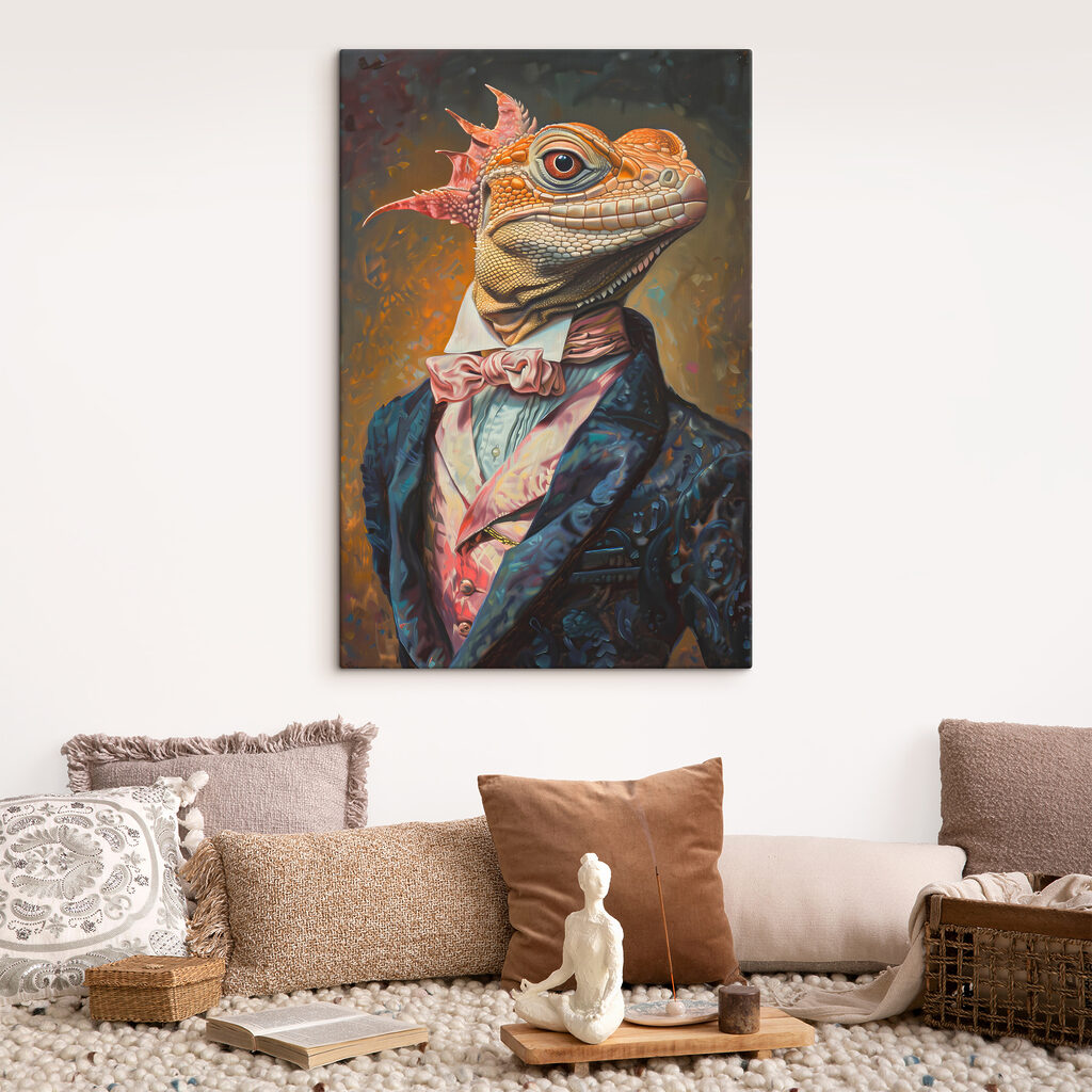 Lagarto de smoking — interior 2
