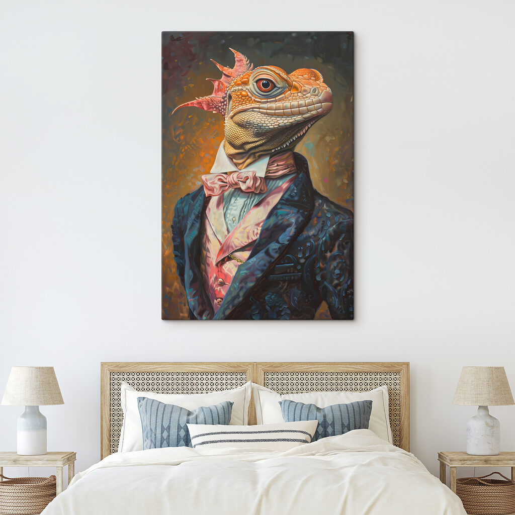 Lagarto de smoking — interior 3