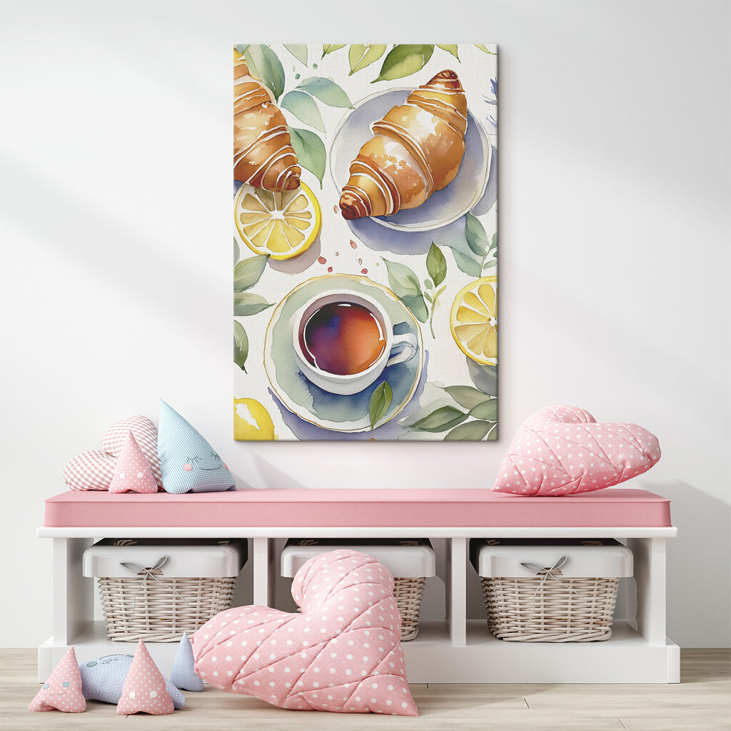 Croissants junto ao chá — interior 2