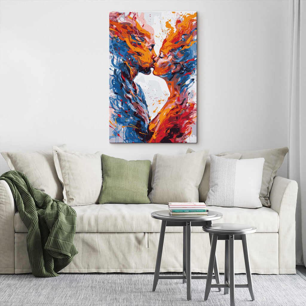 Beijo em pinceladas — interior 3