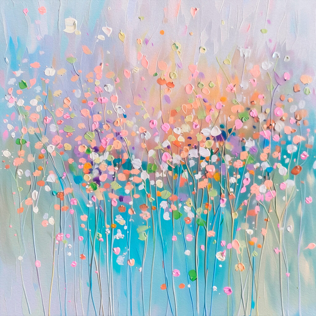Flores como luz suave — design completo