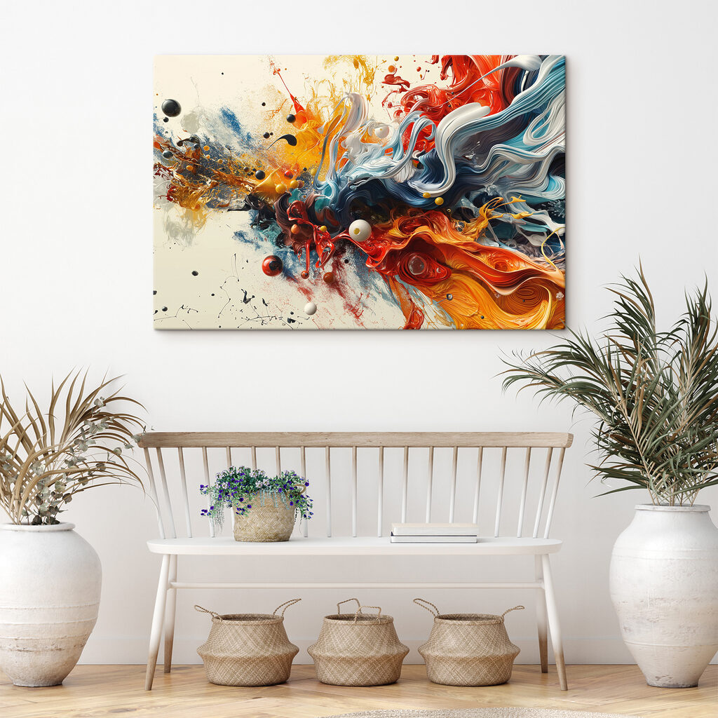 Cores em turbilhão — interior 2